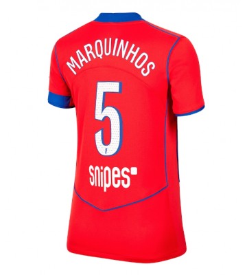 Paris Saint-Germain Marquinhos #5 Tredje Tröja Dam 2025-26 Kortärmad